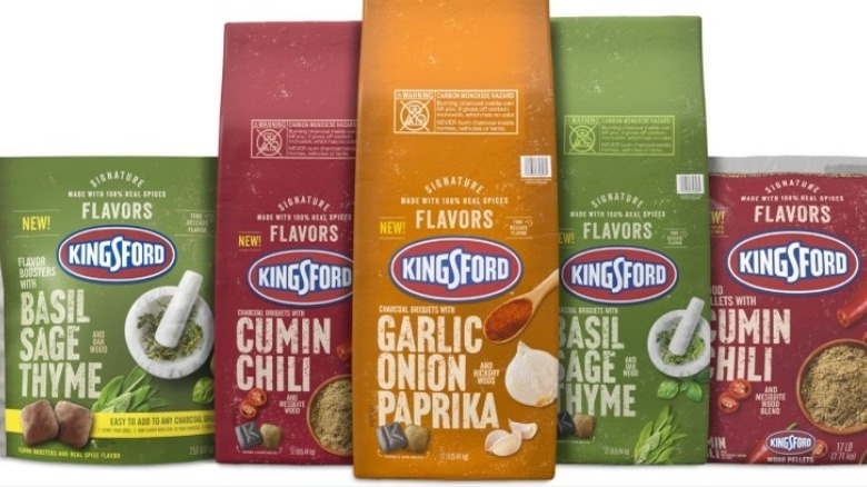 Kingsford's new line of Signature Flavors products