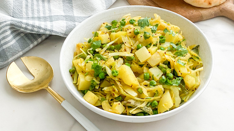 Kobi Batata Shaak (Indian Cabbage Stir-Fry) Recipe