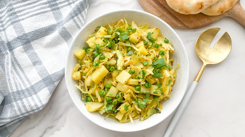 Kobi Batata Shaak (Indian Cabbage Stir-Fry) Recipe