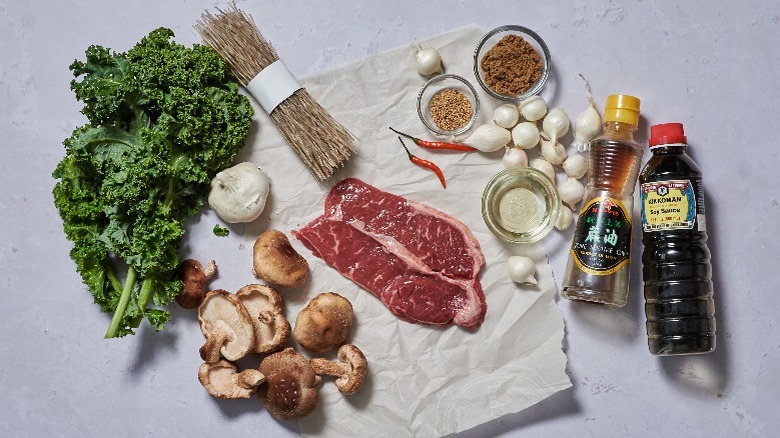 beef japchae ingredients