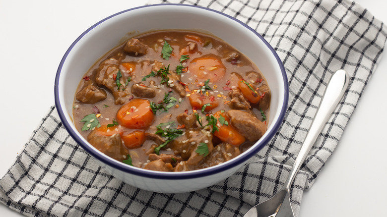 bowl of Korean Beef Stew