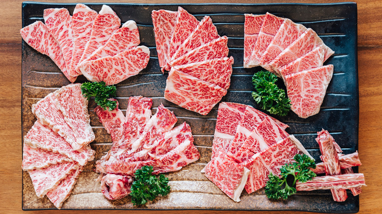 Wagyu beef for yakiniku