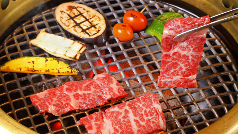 Yakiniku with vegetables