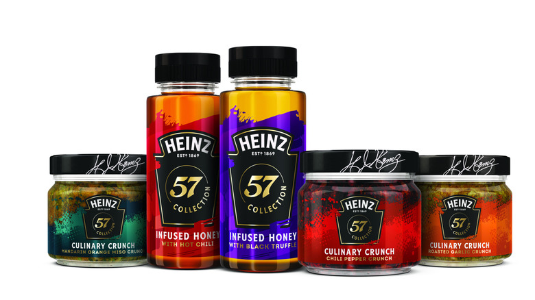 Bottles of the Heinz 57 Collection