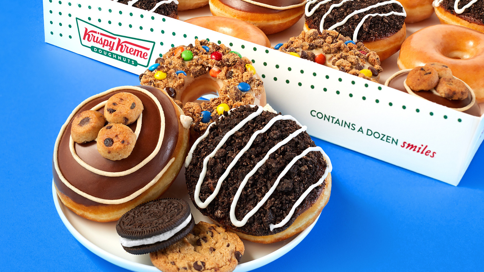 Krispy Kreme Debuts Line Of Chips Ahoy! And Oreo Stuffed Donuts