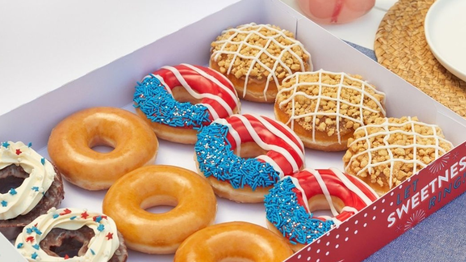 Krispy Kreme Debuts New Patriotic Donuts For The 4th Of July