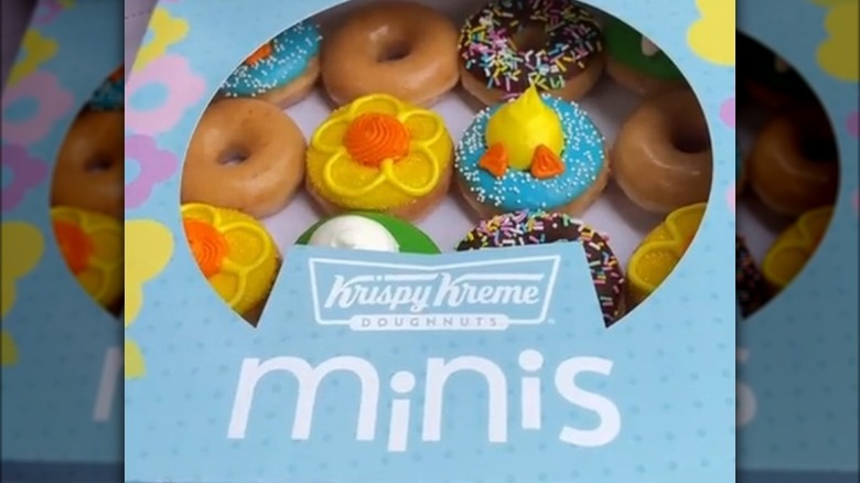 Box of Spring Mini donuts