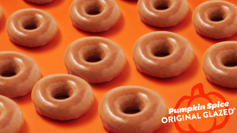 Krispy Kreme pumpkin spice donuts