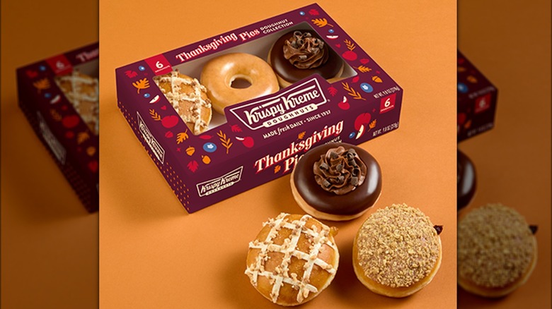 Krispy Kreme Thanksgiving Pies Doughnut Collection box