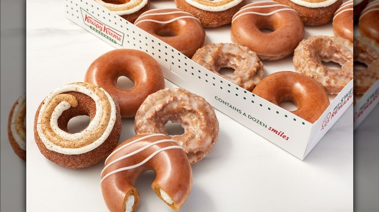 Krispy Kreme's 2022 Fall Menu doughnuts