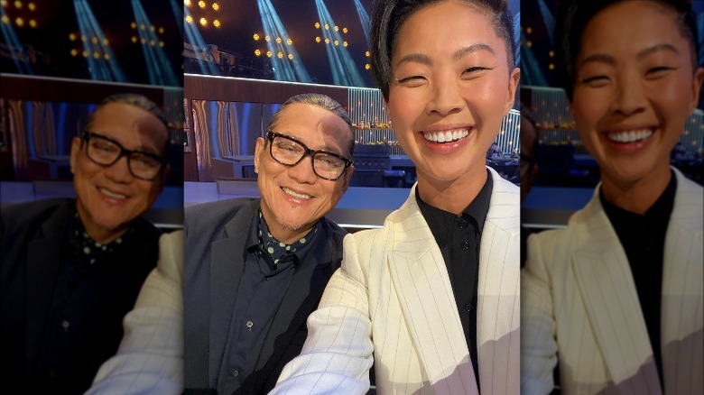 Kristen Kish and Iron Chef Morimoto