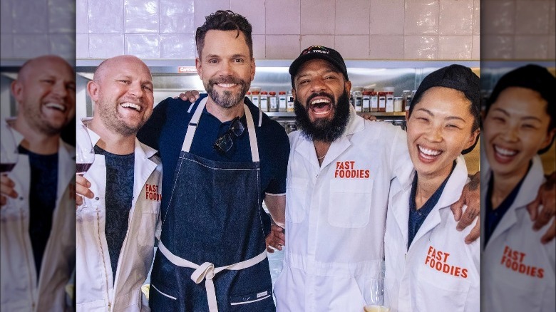 host of fast foodies with Joel McHale