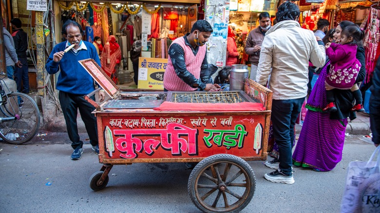 A Kulfi vendor