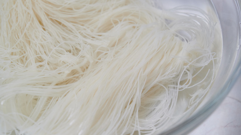 vermicelli noodles in a bowl