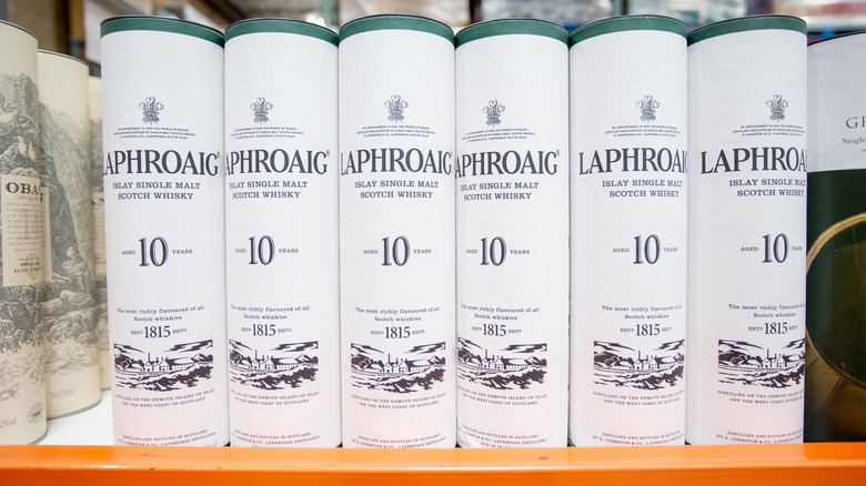 Laphroaig 10-Year bottles for sale