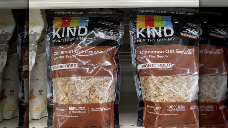 Bags of KIND granola 