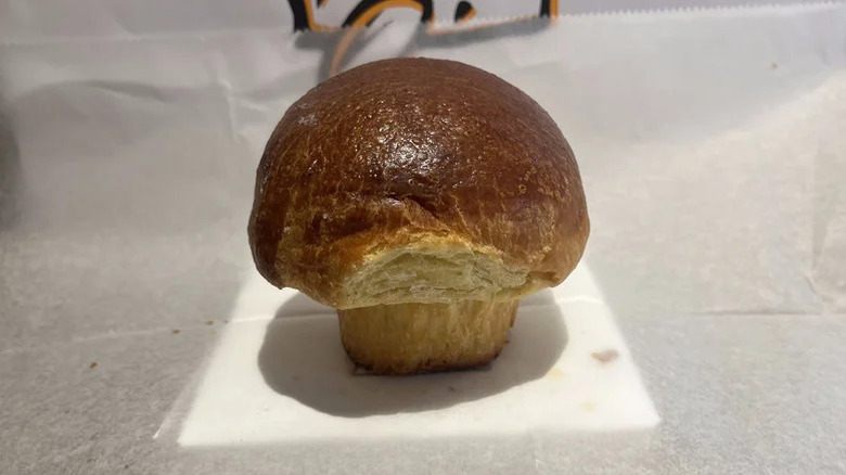 The butter brioche from Le Pain Quotidian