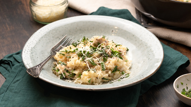 lemon chicken oven risotto