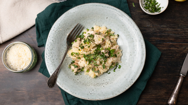 lemon chicken oven risotto