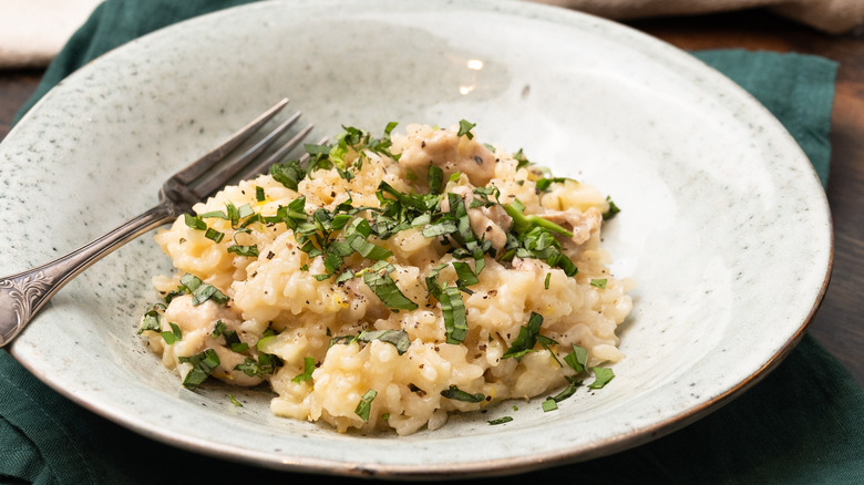 lemon chicken oven risotto