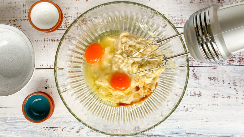 ingredients in a glass bowl 