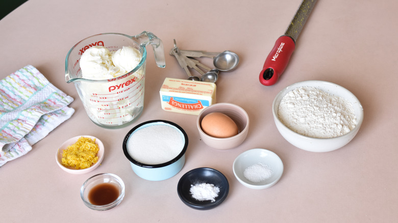 ingredients for ice cream sandwiches