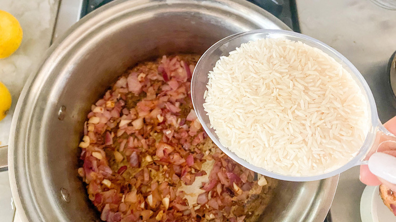 rice in a cup