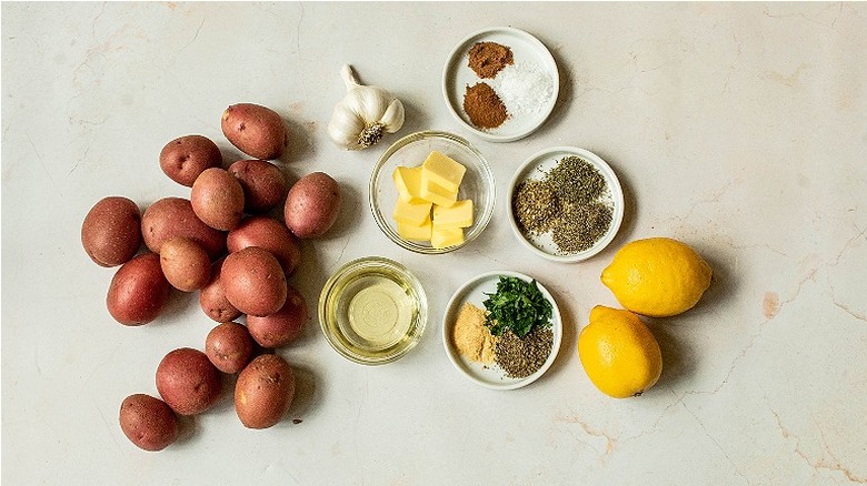 ingredients for roasted potatoes