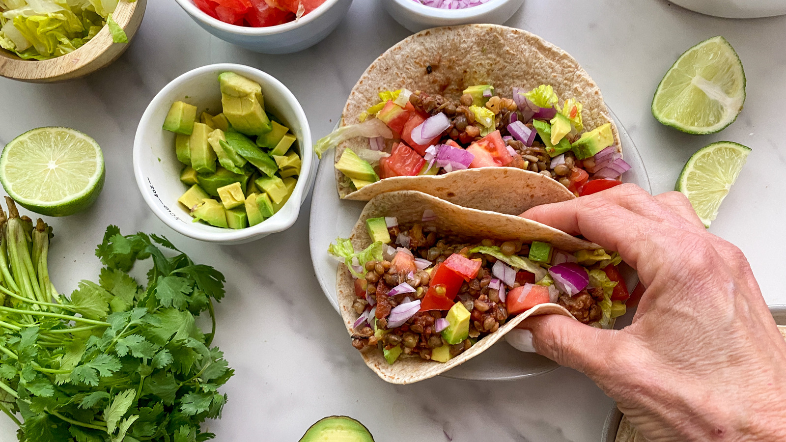 Lentil Walnut Vegan Tacos Recipe