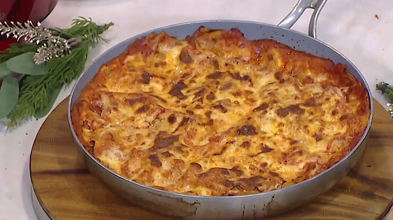 Lidia Bastianich's one-skillet lasagna