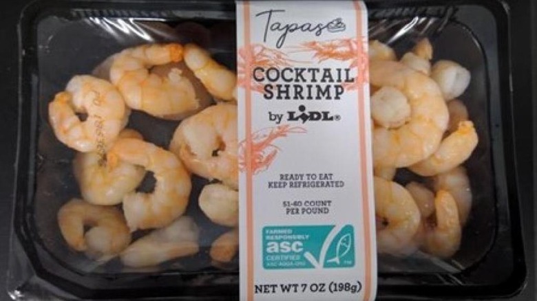 Lidl's recalled Tapas Cocktail Shrimp