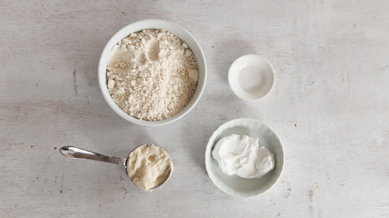 flour shortening and sourdough starter