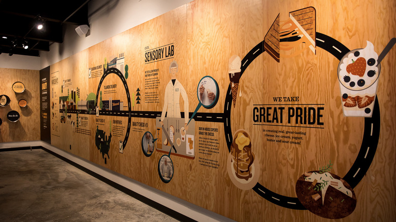 History exhibit at Tillamook Creamery