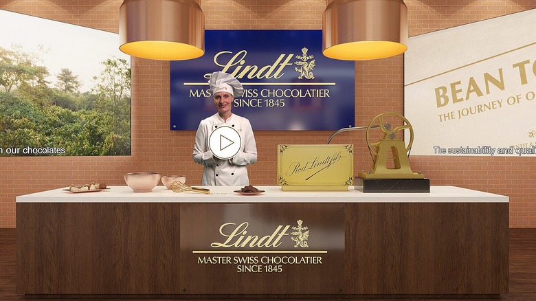 Lindt 3D virtual store online 