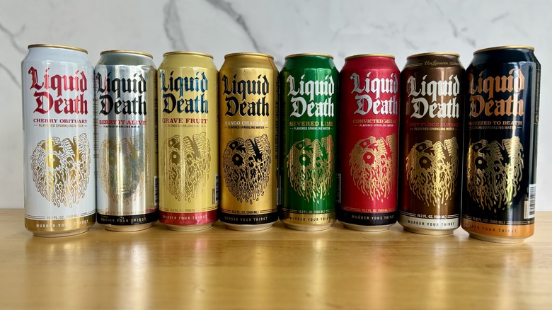 Liquid Death flavor lineup