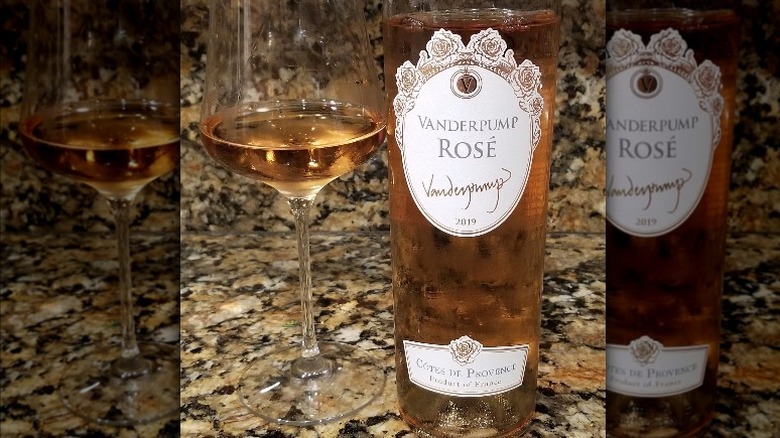 Vanderpump rose and glass