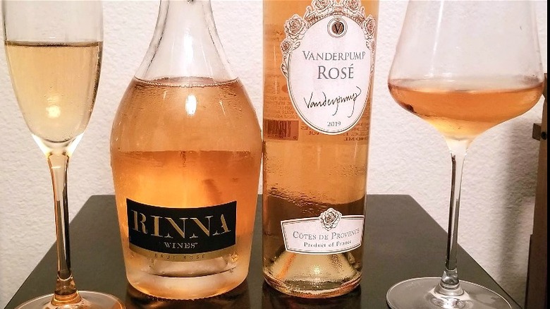 Rinna and Vanderpump rose glasses