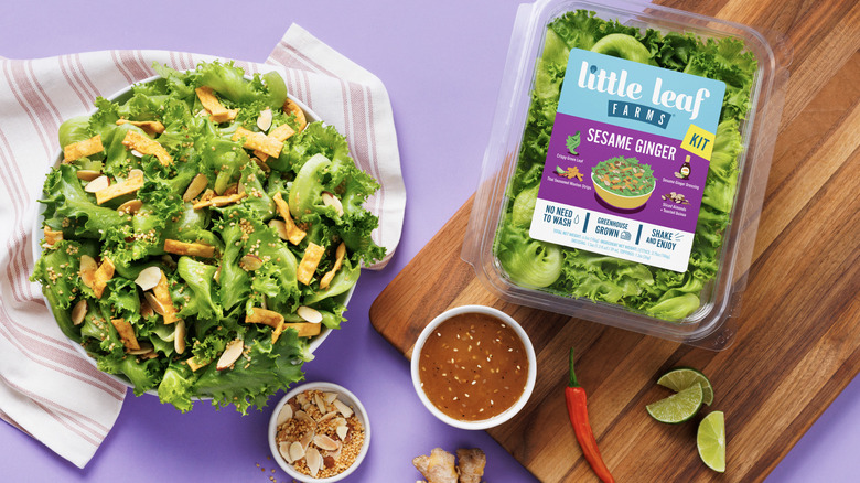 Little Leaf Farms Sesame Ginger Salad Kit