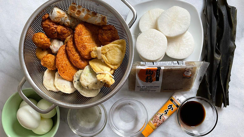 Loaded oden ingredients