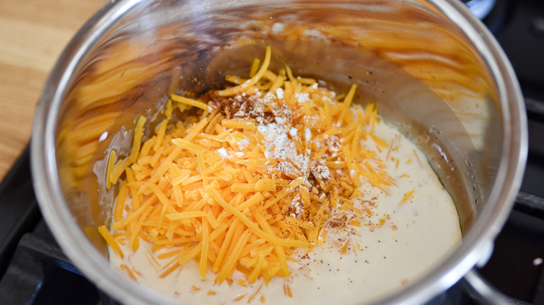 making nacho cheese sauce