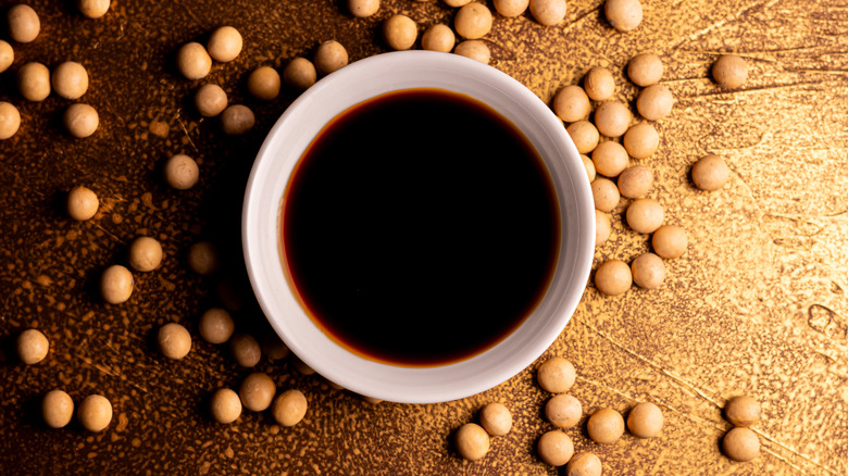 Soy sauce and seeds