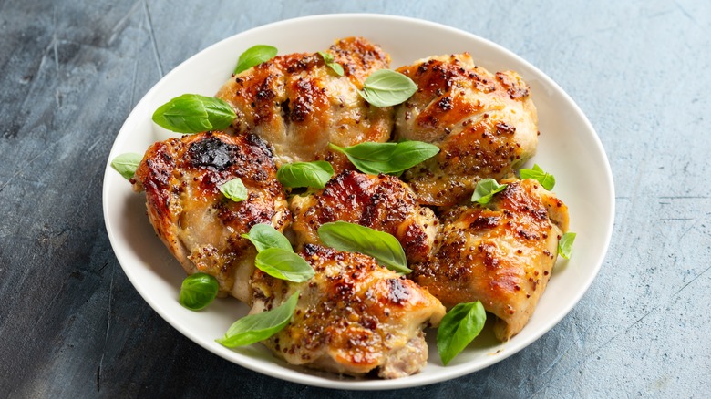 mustard baked chicken