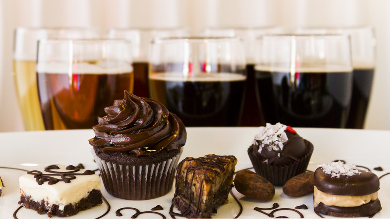 Chocolate cupcakes with frosting