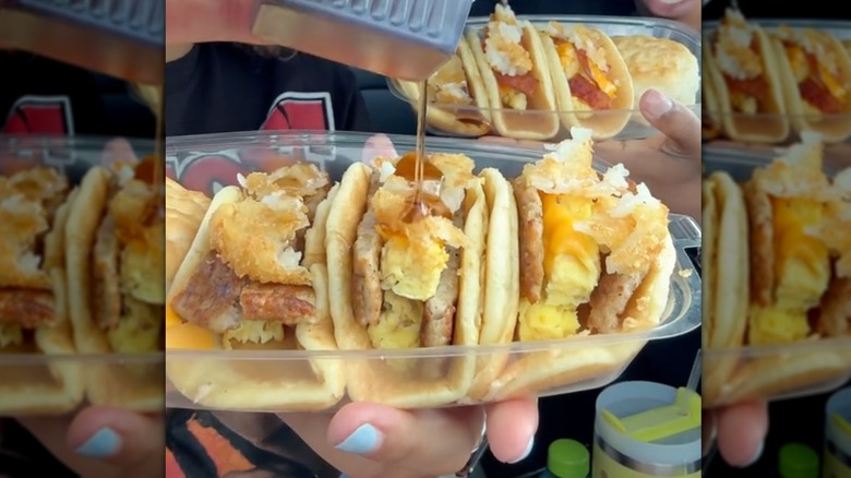 mcdonald's pancake taco breakfast hack