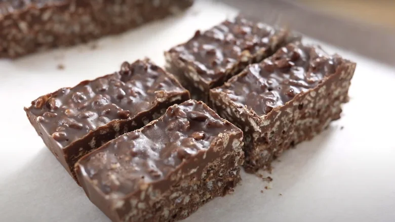 Make 2 Ingredient Chocolate Crunch Bars