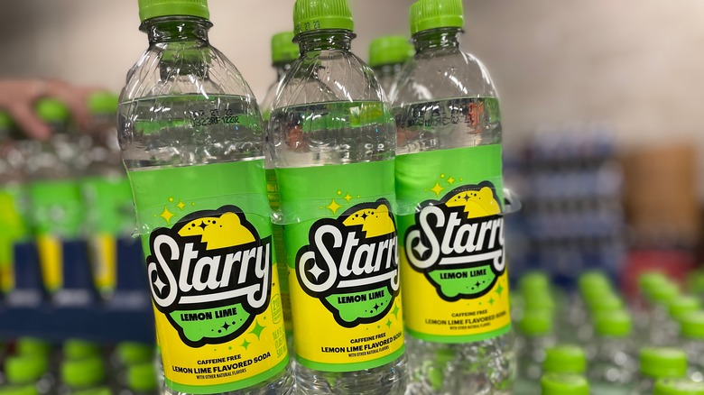 bottles of starry soda