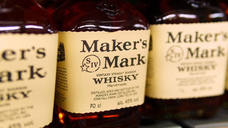 Three bottles of Maker's Mark