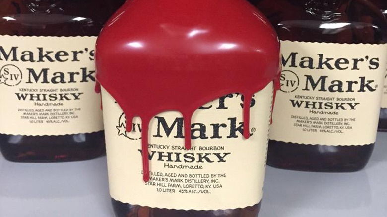 "Slam dunk bottle of Maker's Mark