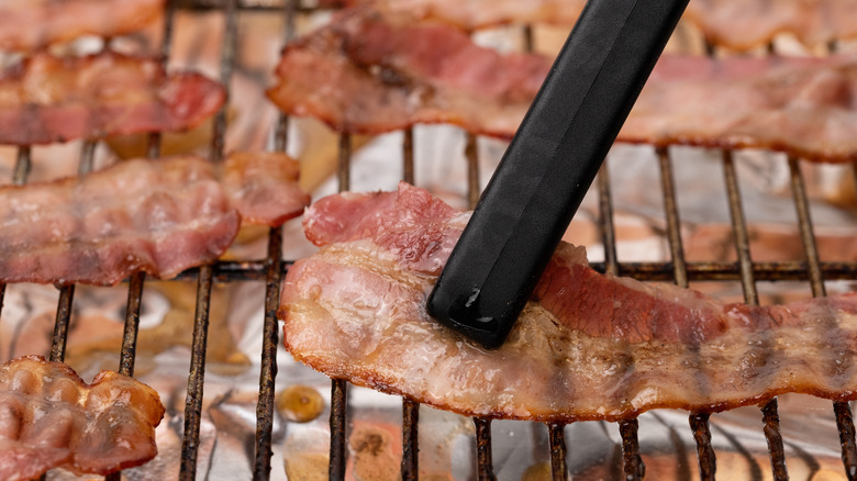 baking cinnamon-maple candied bacon