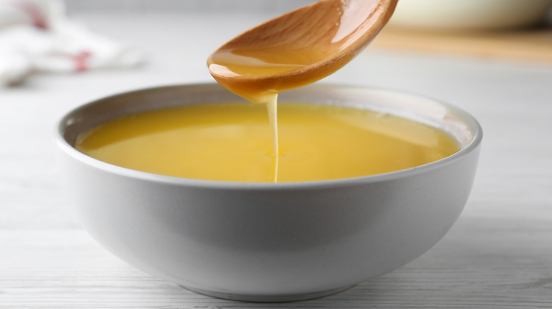 bowl of melted butter